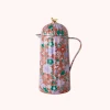 Rice By Rice Brown Floral Printed Thermal Flask