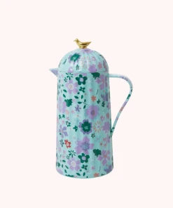 Rice By Rice Mint Floral Printed Thermal Flask