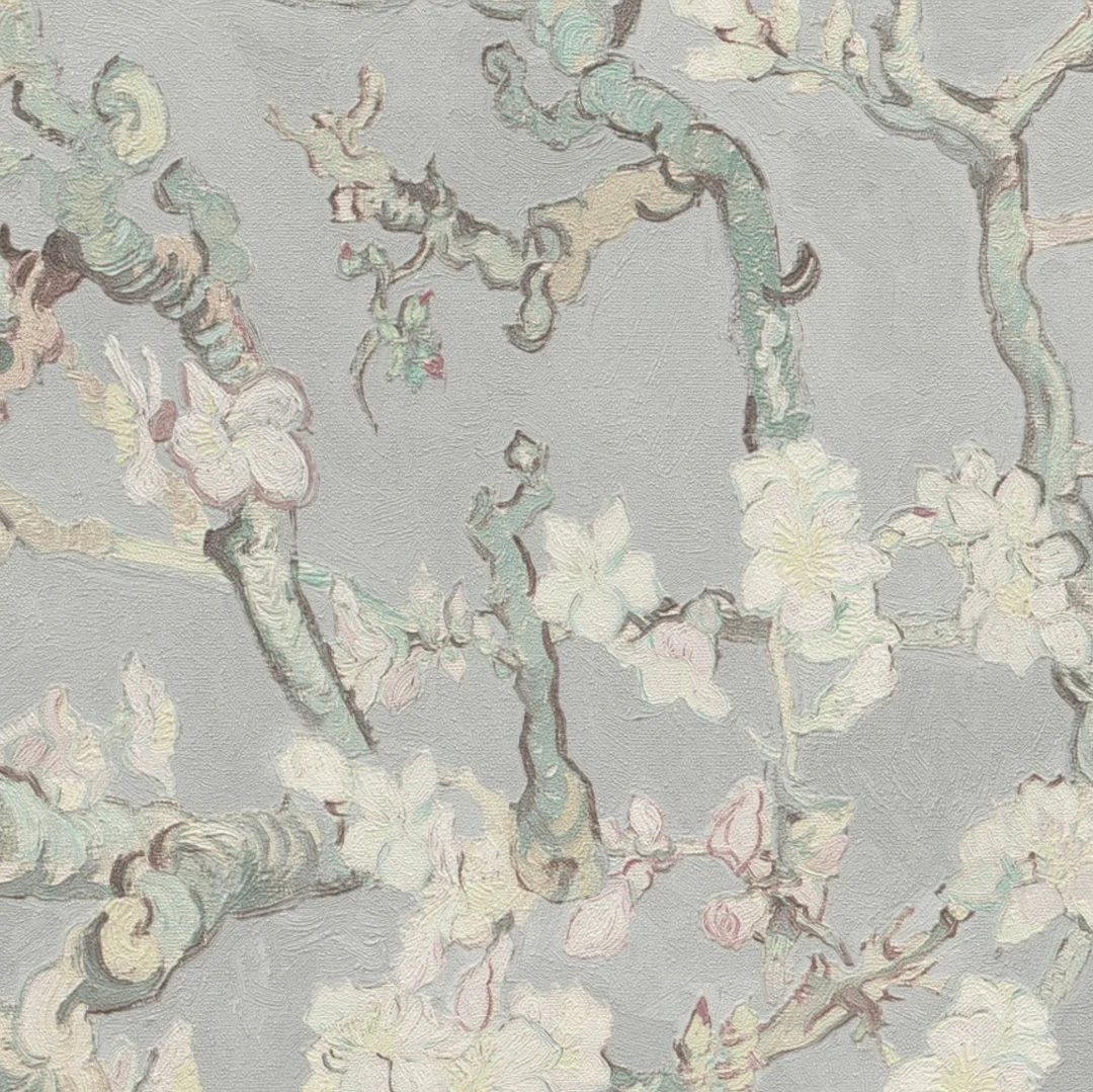 BN Les Jardins Royaux Van Gogh Wallpaper - Almond Blossom Sky Blue | Floral Wallpaper for Home Decor 20 BN Les Jardins Royaux Van Gogh Wallpaper - Almond Blossom Sky Blue
