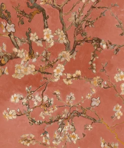 BN Van Gogh Almond Blossom Wallpaper - White Mint Floral Design | Les Jardins Royaux Collection 22 BN Van Gogh Wallpaper - Almond Blossom White Mint Les Jardins Royaux
