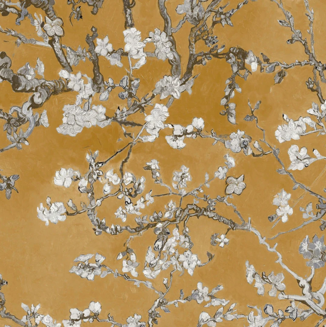 BN Van Gogh Almond Blossom Wallpaper - White Mint Floral Design | Les Jardins Royaux Collection 11 BN Van Gogh Wallpaper - Almond Blossom White Mint Les Jardins Royaux