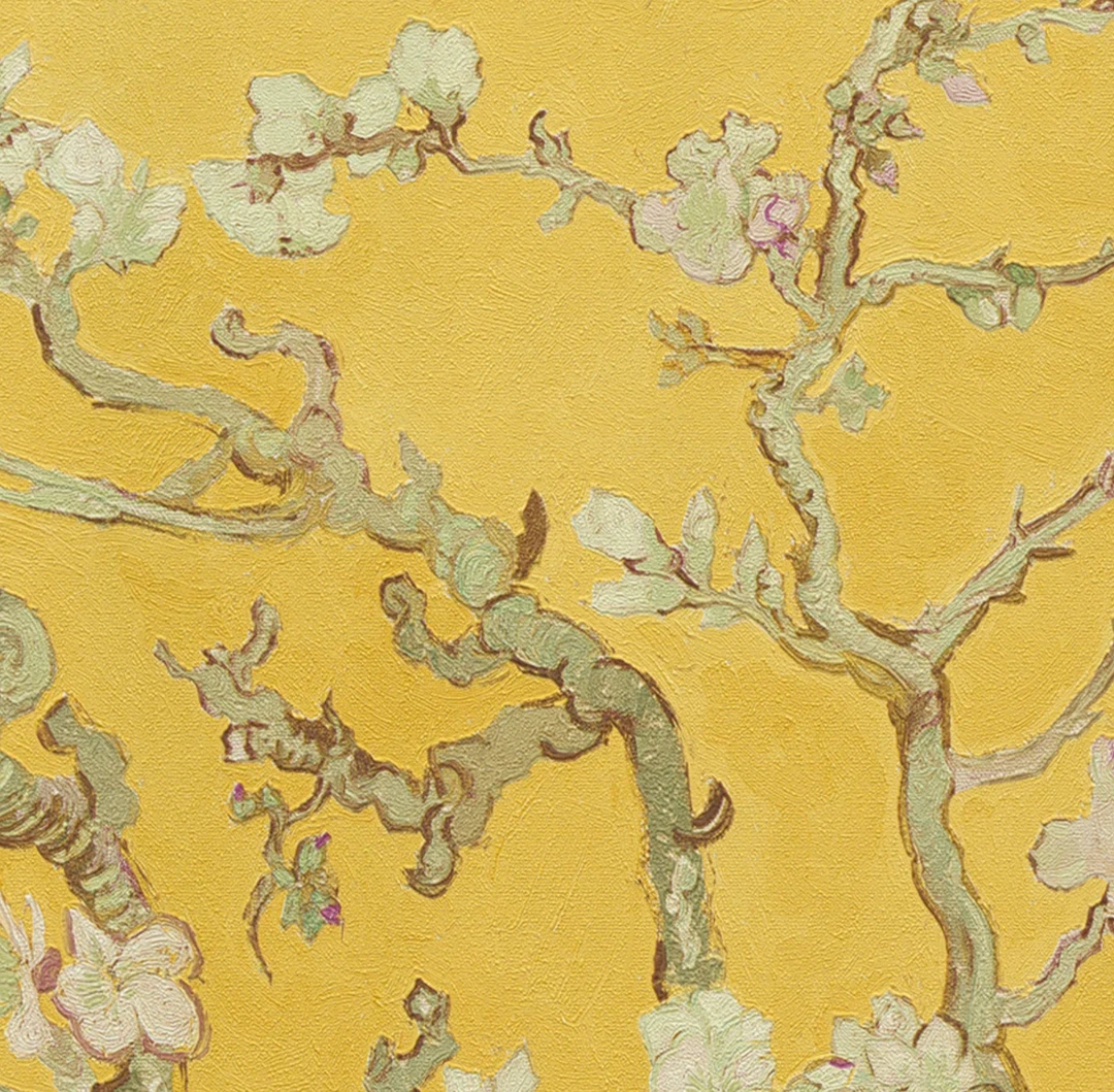 BN Van Gogh Almond Blossom Wallpaper - White Mint Floral Design | Les Jardins Royaux Collection 13 BN Van Gogh Wallpaper - Almond Blossom White Mint Les Jardins Royaux