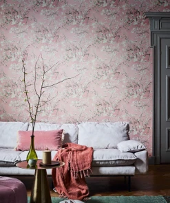 BN Van Gogh Almond Blossom Wallpaper - White Mint Floral Design | Les Jardins Royaux Collection 32 BN Van Gogh Wallpaper - Almond Blossom White Mint Les Jardins Royaux