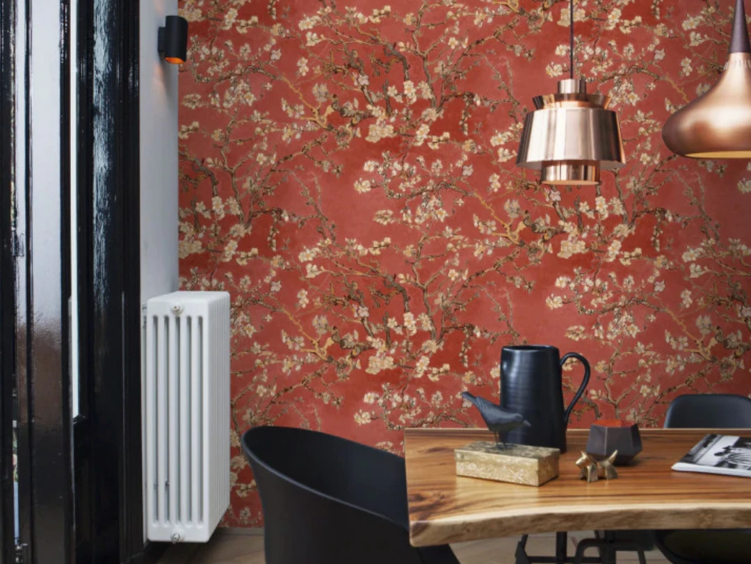 BN Van Gogh Almond Blossom Wallpaper - White Mint Floral Design | Les Jardins Royaux Collection 16 BN Van Gogh Wallpaper - Almond Blossom White Mint Les Jardins Royaux