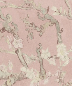 BN Van Gogh Almond Blossom Wallpaper - White Mint Floral Design | Les Jardins Royaux Collection 33 BN Van Gogh Wallpaper - Almond Blossom White Mint Les Jardins Royaux
