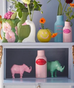 Rice DK Swan Head Ceramic Vase