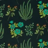 Liberty Fabrics Botanical Flora Velvet Wellington Fabric, Jade New