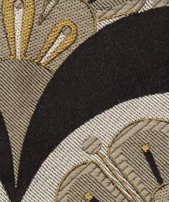 Liberty Fabrics Deco Scallop Multi Jacquard Fabric, Lacquer