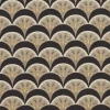Liberty Fabrics New Deco Scallop Multi Jacquard Fabric, Pewter Dark