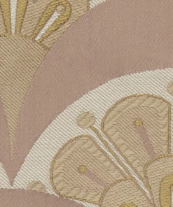 Liberty Fabrics Deco Scallop Multi Jacquard Fabric, Pewter New