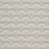 Liberty Fabrics Deco Scallop Multi Jacquard Fabric, Pewter New