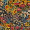 Liberty Fabrics Faria Flowers Vintage Velvet in Lichen & Marigold - New Floral Homeware Fabric 2 Liberty Fabrics Faria Flowers Vintage Velvet, Lichen & Marigold New