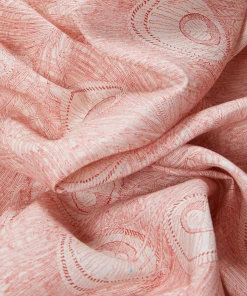 Liberty Fabrics Marlow Linen Fabric In Lichen Pewter Plaster Pink