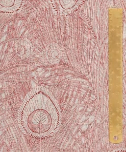 Liberty Fabrics Marlow Linen Fabric In Lichen Pewter Plaster Pink