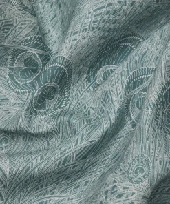 Liberty Fabrics Marlow Linen Fabric In Lichen Pewter Plaster Pink