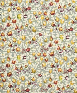 Liberty Fabrics New Fruit Billet Viscose Linen In Lemon Tree