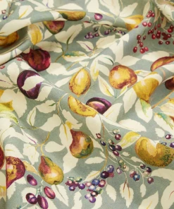 Liberty Fabrics New Fruit Billet Viscose Linen In Lemon Tree