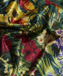 Liberty Fabrics Gails Garden Vintage Velvet In Dawn