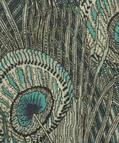 Liberty Fabrics New Hera Feather Ladbroke Linen, Jade