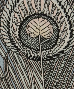 Liberty Fabrics New Hera Feather Vintage Velvet, Lapis