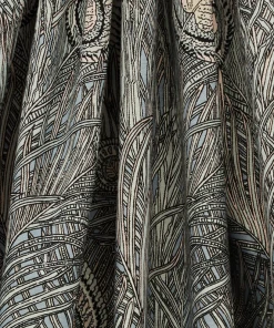Liberty Fabrics New Hera Feather Vintage Velvet, Lapis