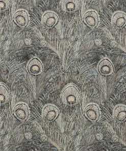 Liberty Fabrics Hera Feather Vintage Velvet, Jade