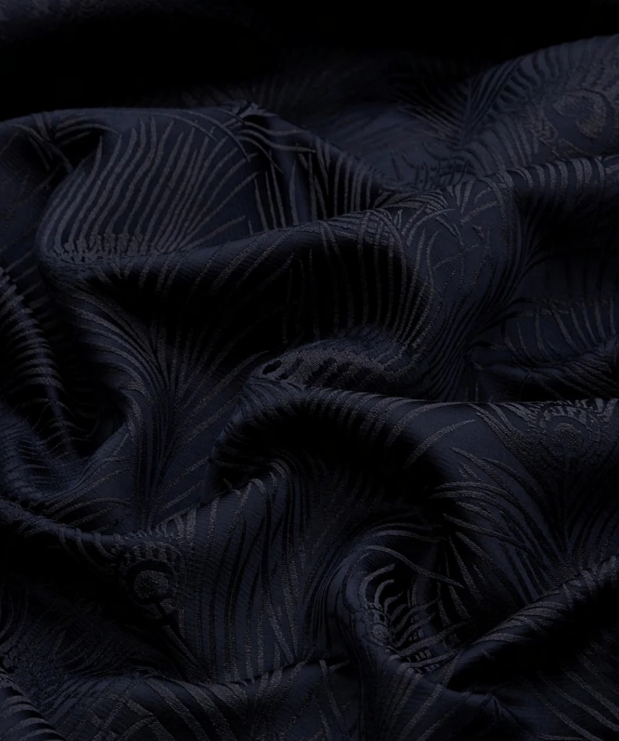 Liberty Fabrics Hera Plume Dyed Jacquard Scarab - Premium Linen & Cotton Fabric for Homeware 20 Liberty Fabrics Hera Plume Dyed Jacquard, Scarab