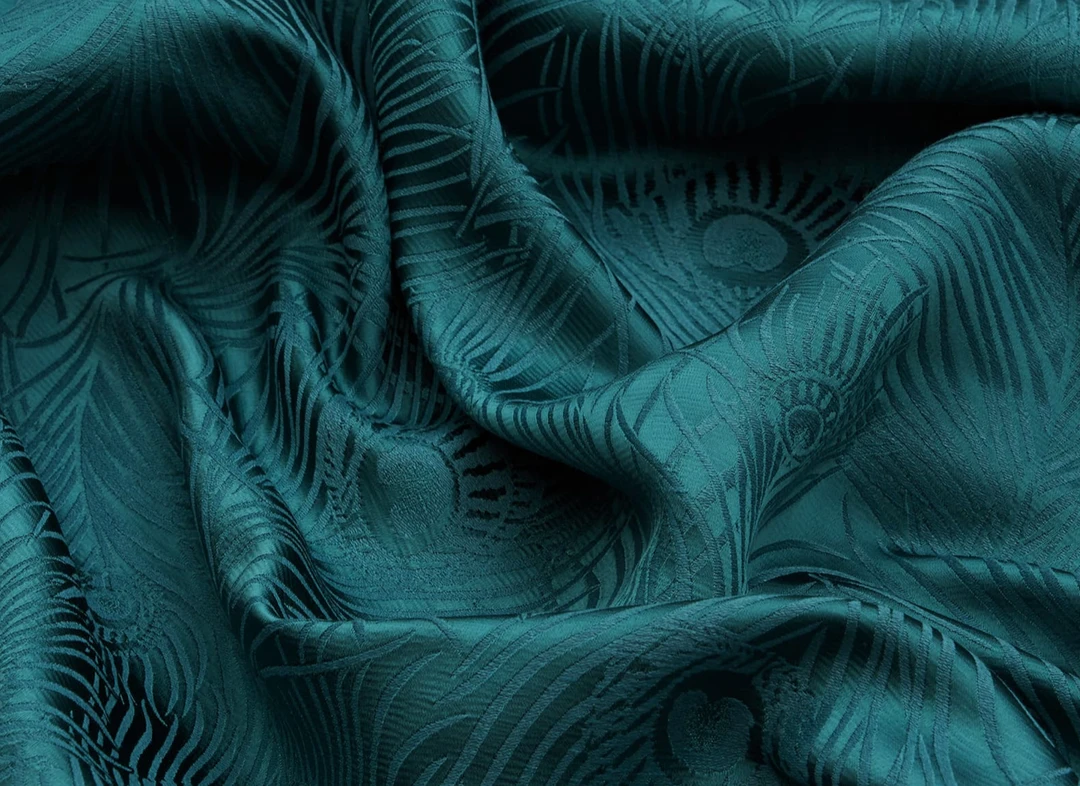 Liberty Fabrics Hera Plume Dyed Jacquard Scarab - Premium Linen & Cotton Fabric for Homeware 4 Liberty Fabrics Hera Plume Dyed Jacquard, Scarab