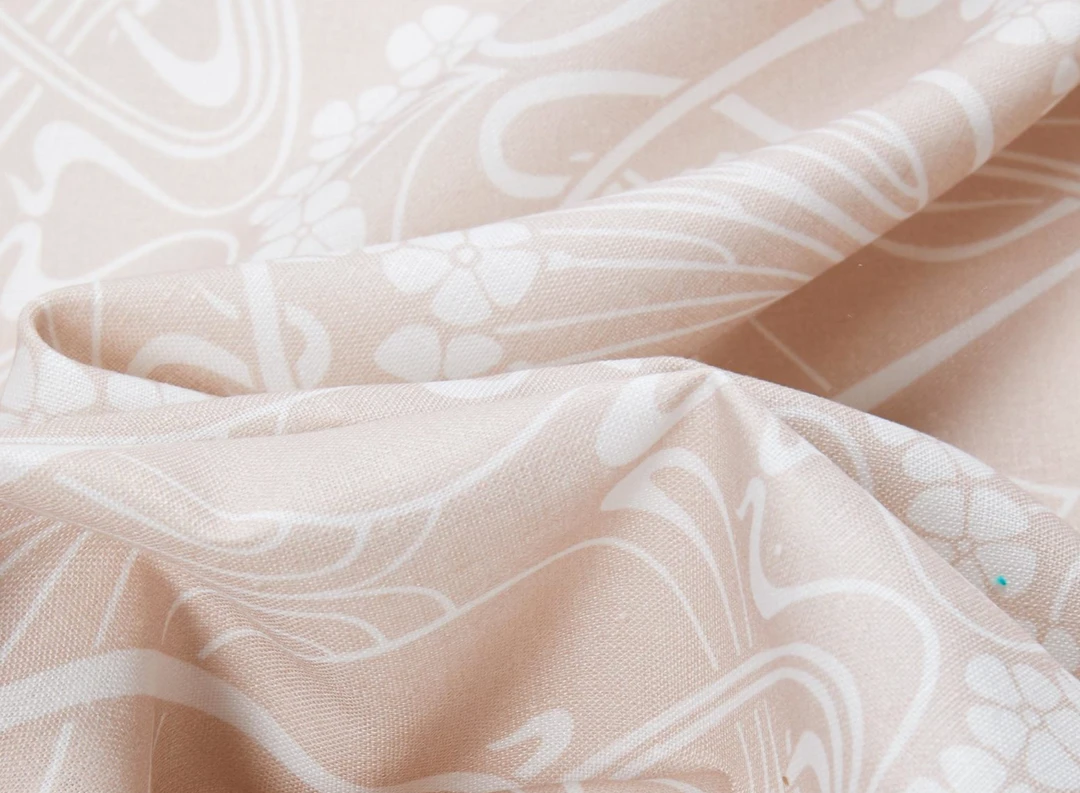 Liberty Fabrics Ianthe Bloom Mono Chiltern Linen in Lichen - Floral Heritage Homeware Fabric 7 Liberty Fabrics Ianthe Bloom Mono Chiltern Linen, Lichen