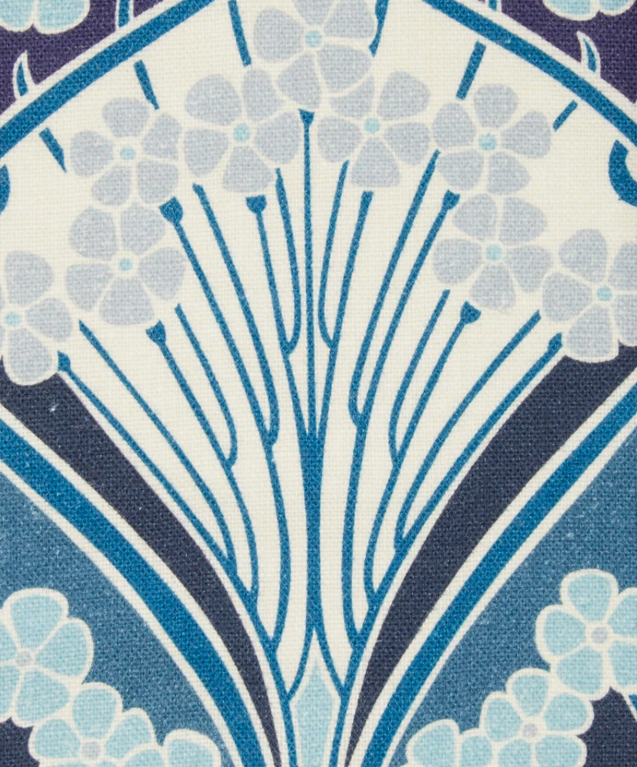 Liberty Fabrics New Ianthe Bloom Multi Ladbroke Linen - Floral Heritage Homeware Fabric 27 Liberty Fabrics New Ianthe Bloom Multi Ladbroke Linen, Lacquer
