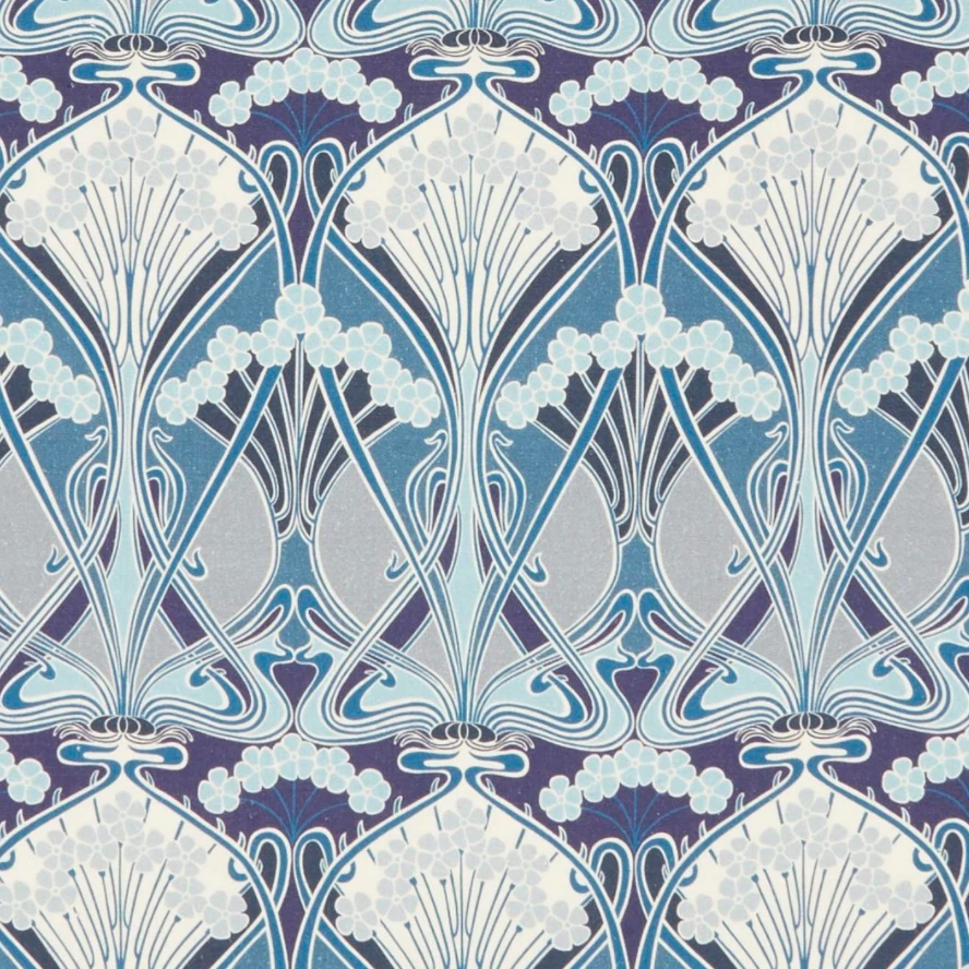 Liberty Fabrics New Ianthe Bloom Multi Ladbroke Linen - Floral Heritage Homeware Fabric 24 Liberty Fabrics New Ianthe Bloom Multi Ladbroke Linen, Lacquer