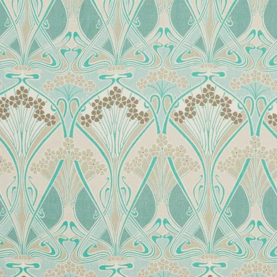 Liberty Fabrics New Ianthe Bloom Multi Ladbroke Linen - Floral Heritage Homeware Fabric 14 Liberty Fabrics New Ianthe Bloom Multi Ladbroke Linen, Lacquer