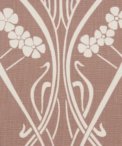 Liberty Fabrics New Ianthe Bloom Stencil Chiltern Linen, Lapis