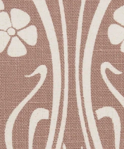 Liberty Fabrics New Ianthe Bloom Stencil Chiltern Linen, Pewter