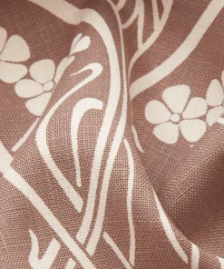 Liberty Fabrics New Ianthe Bloom Stencil Chiltern Linen, Lapis