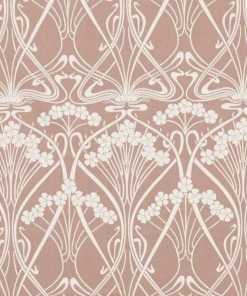 Liberty Fabrics Ianthe Bloom Stencil Chiltern Linen, Lacquer New