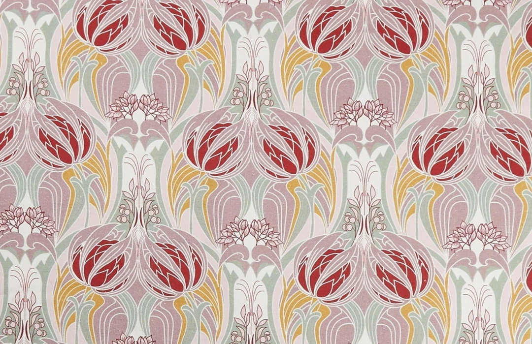 Liberty Fabrics Katherine Nouveau Emberton Linen in Jade - Bohemian Dream Collection 14 Liberty Fabrics Katherine Nouveau Emberton Linen, Jade New