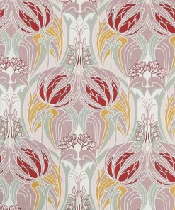 Liberty Fabrics Katherine Nouveau Emberton Linen, Lichen New