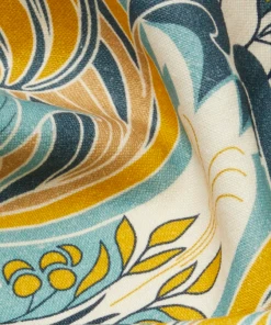 Liberty Fabrics Katherine Nouveau Emberton Linen in Jade - Bohemian Dream Collection 32 Liberty Fabrics Katherine Nouveau Emberton Linen, Jade New