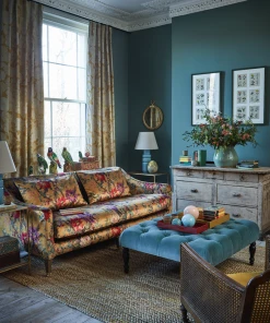 Liberty Fabrics New Lady Kristina Rose Vintage Velvet, Pewter