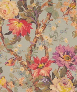 Liberty Fabrics New Lady Kristina Rose Vintage Velvet, Pewter