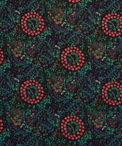 Liberty Fabrics New Marquess Garden Cotton Velvet, Lacquer