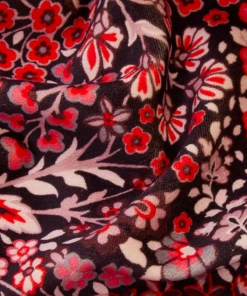 Liberty Fabrics Marquess Garden Cotton Velvet - Dragonfly New | Floral Heritage Homeware Fabric 20 Liberty Fabrics Marquess Garden Cotton Velvet, Dragonfly New