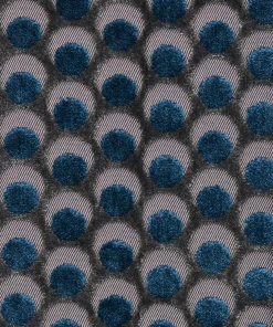 Liberty Fabrics Ottoman Spot Cut Velvet Fabric In Jade Rose & Thorn