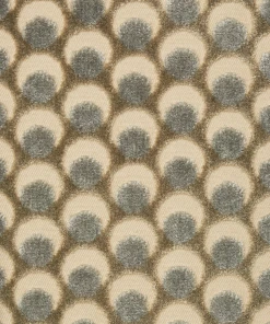 Liberty Fabrics Ottoman Spot Cut Velvet Fabric In Jade Rose & Thorn