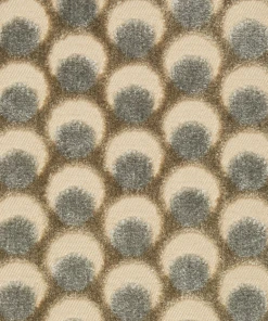 Liberty Fabrics Ottoman Spot Cut Velvet Fabric In Pewter