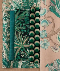 Liberty Fabrics Les Jardins Royaux Palampore Trail Landsdowne Linen In Lacquer