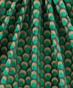 Liberty Fabrics Ottoman Spot Cut Velvet Fabric In Lichen