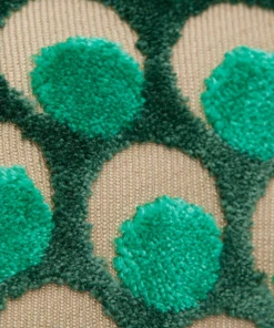 Liberty Fabrics Ottoman Spot Cut Velvet Fabric In Ointment Rose & Thorn