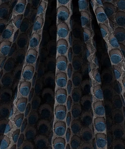 Liberty Fabrics Ottoman Spot Cut Velvet Fabric In Ointment Rose & Thorn